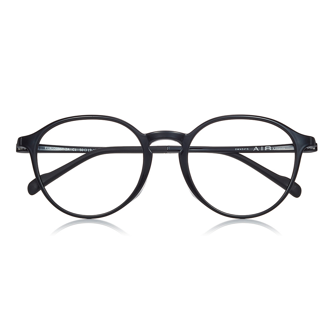 OWNDAYS | AIR Black Full Rim Boston right side