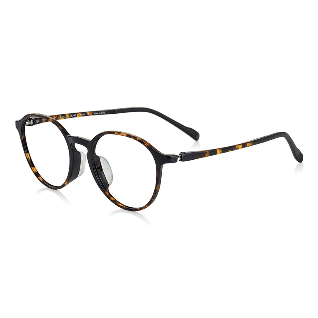 OWNDAYS | AIR Brown Demi Full Rim Boston left side