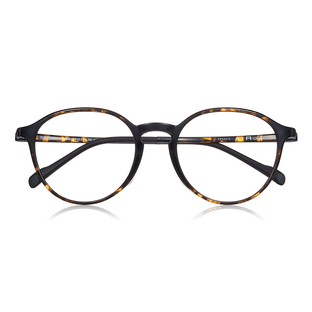 OWNDAYS | AIR Brown Demi Full Rim Boston right side