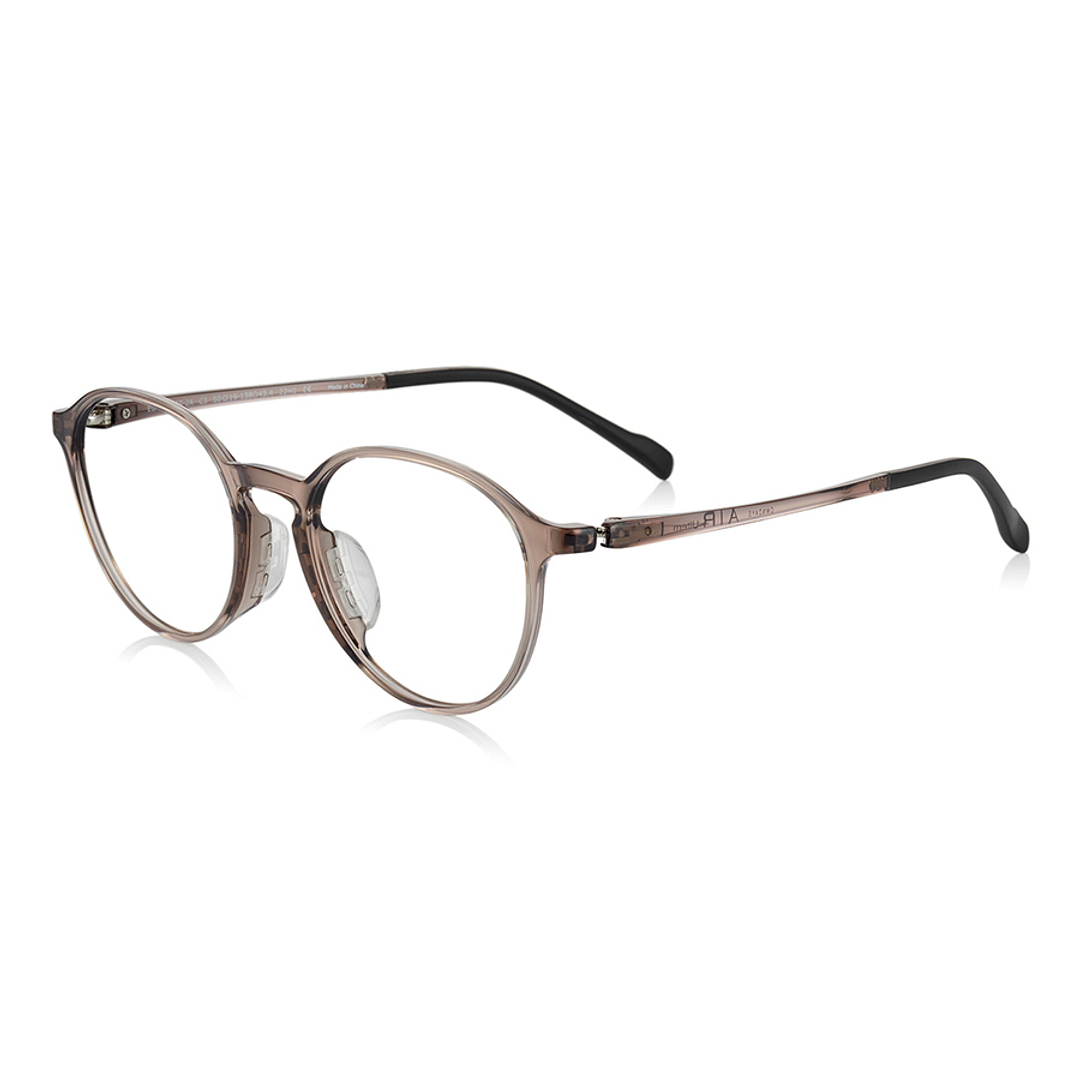 OWNDAYS | AIR Light Brown Full Rim Boston left side