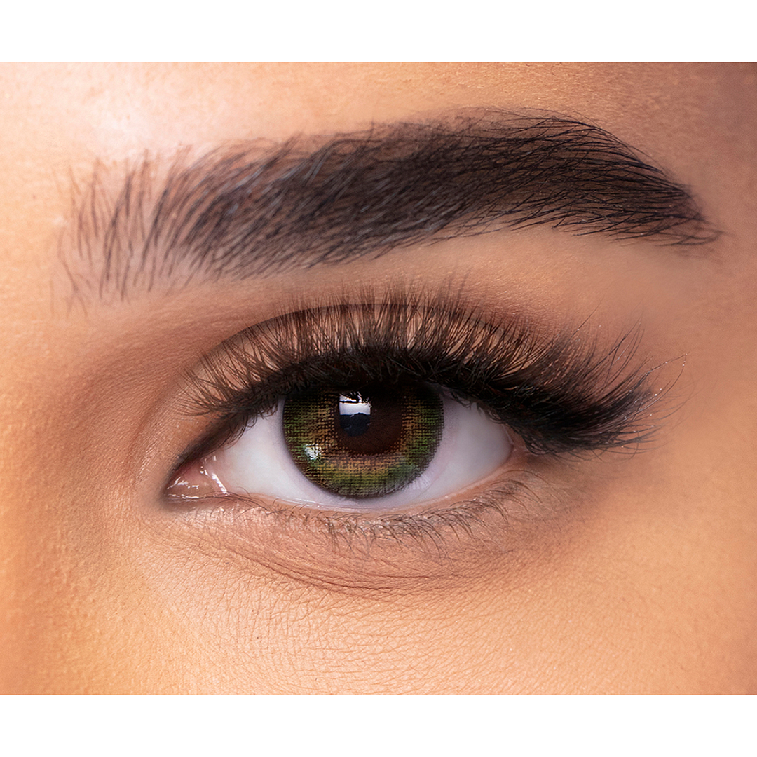 ألكون فريشلوك ألكون فريش لوك مزيج ألوان أخضر عدسات لاصقة 2 عدسات left side