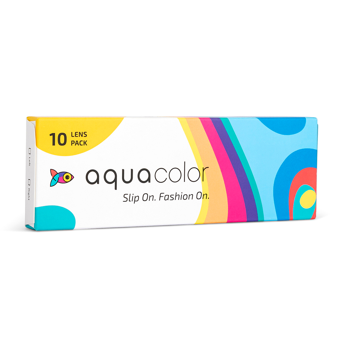 Aquacolor Aquacolor Dusky Brown Zero Power Dailies right side