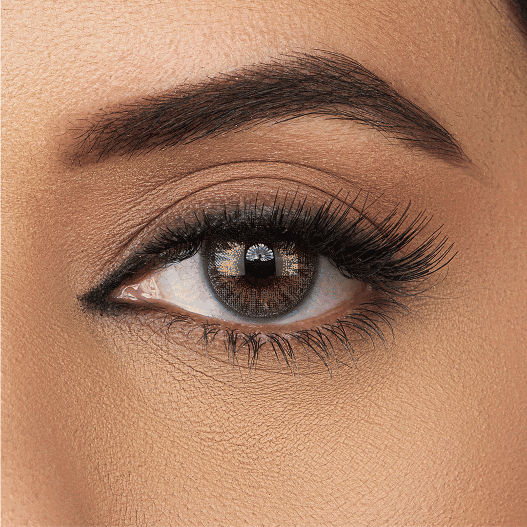 Aquacolor Aqualens Gray Zero Power Dailies left side