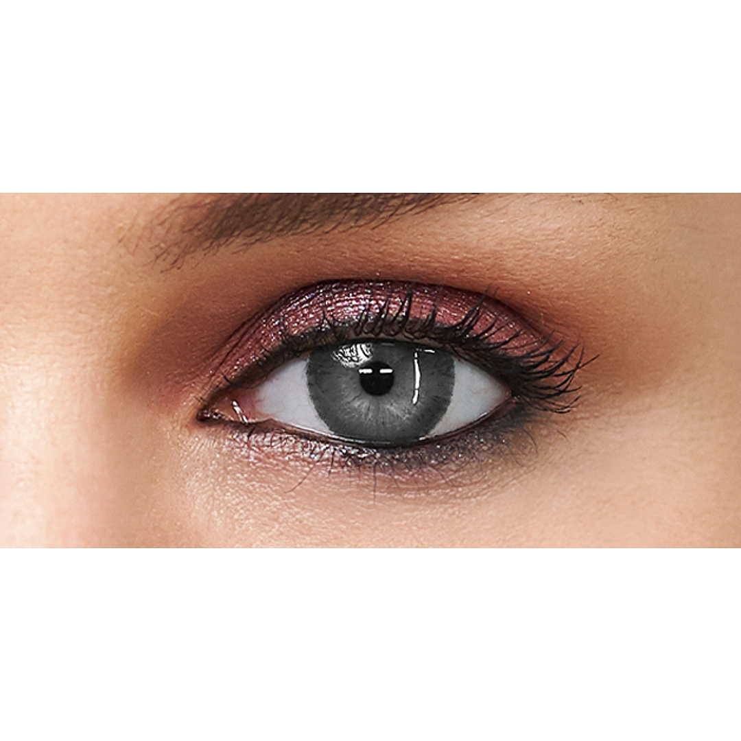 Aquacolor Aqualens Pearl Gray Zero Power Dailies left side