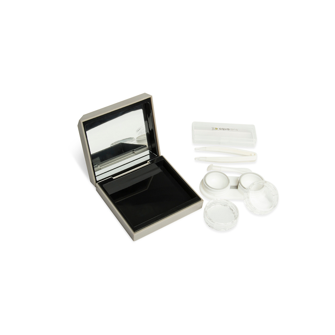 Aqualens Grey K1821 Contact Lens Designer Case