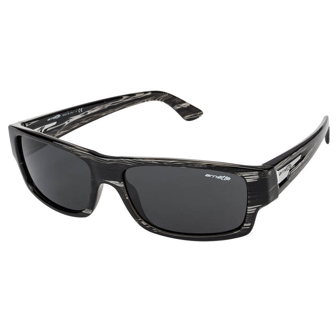 BRANDED Black Full Rim Round left side