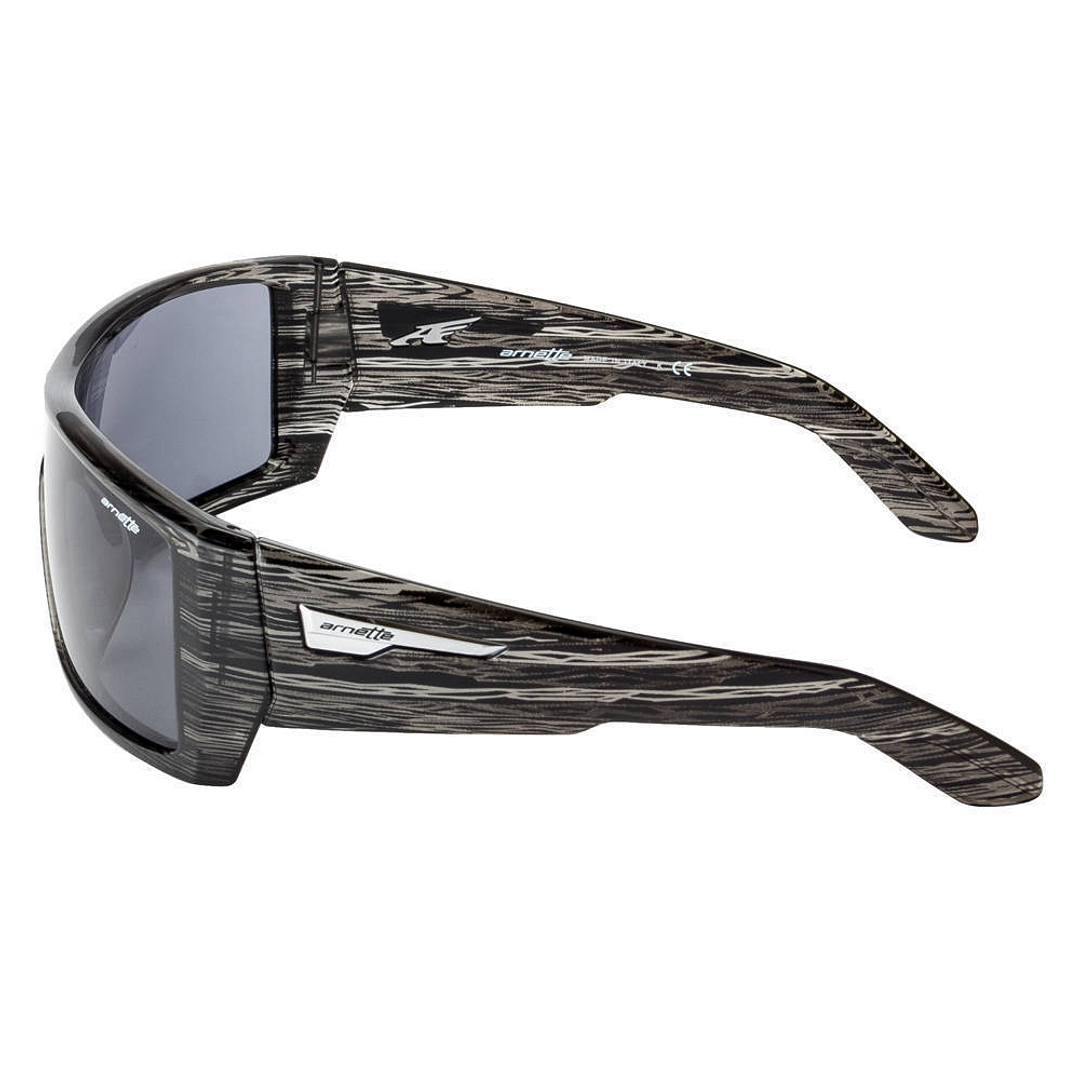 BRANDED Grey Transparent Full Rim Sports left side