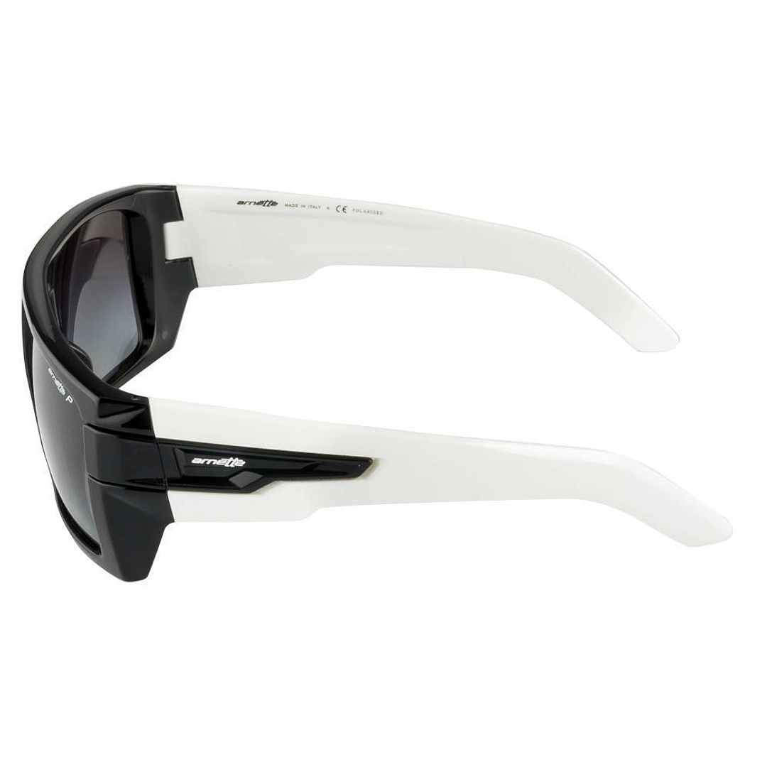 BRANDED Black Full Rim Round left side