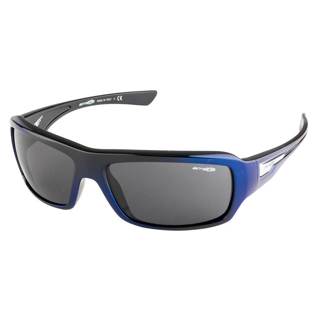 BRANDED Black Blue Full Rim Round left side