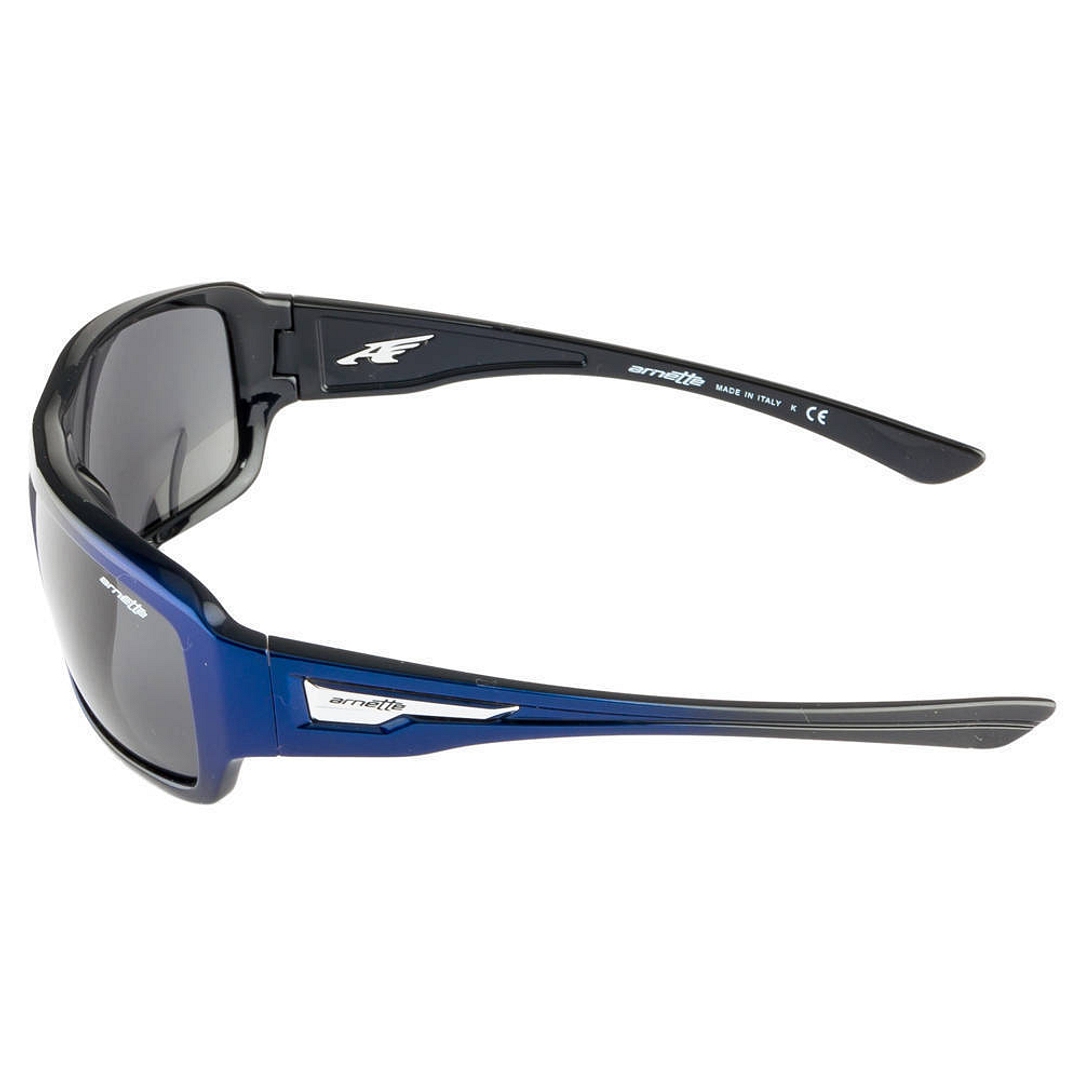 BRANDED Black Blue Full Rim Round left side