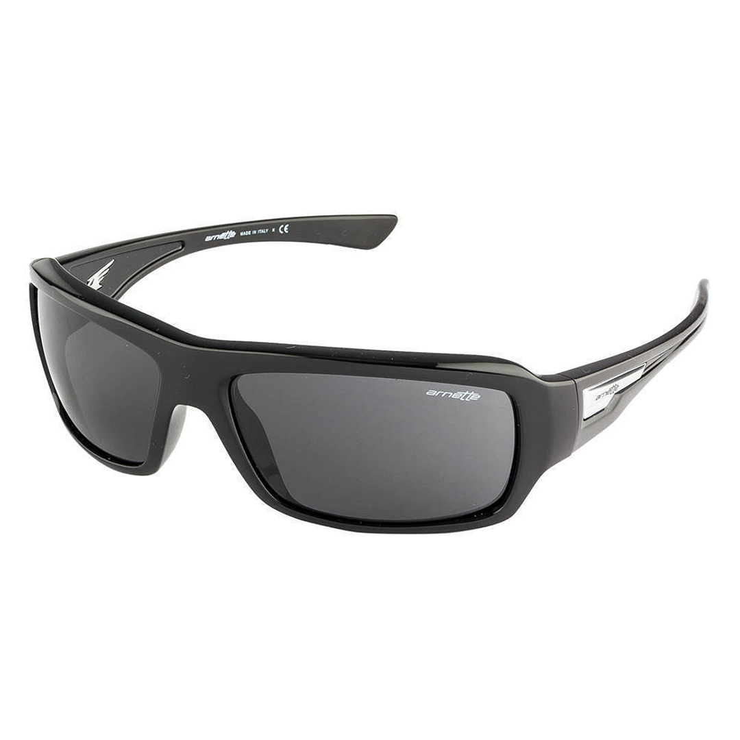 BRANDED Black Full Rim Round left side