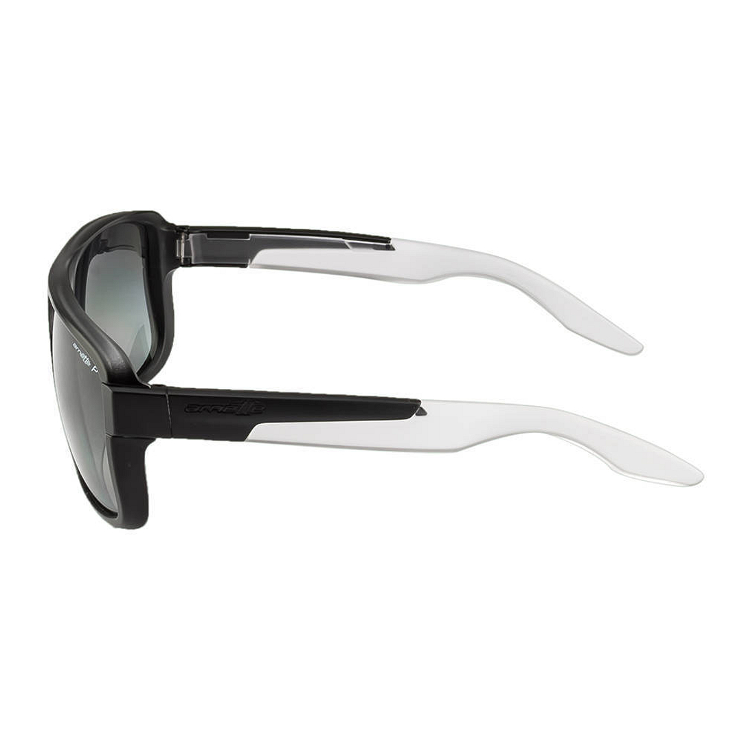 BRANDED Black Transparent Full Rim Round left side
