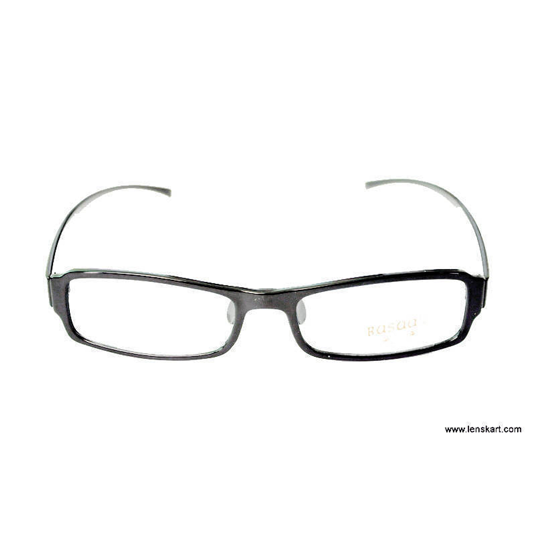 BRANDED Black Full Rim left side