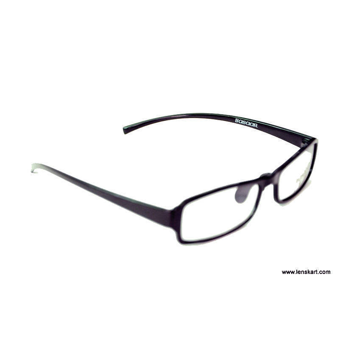BRANDED Black Full Rim left side