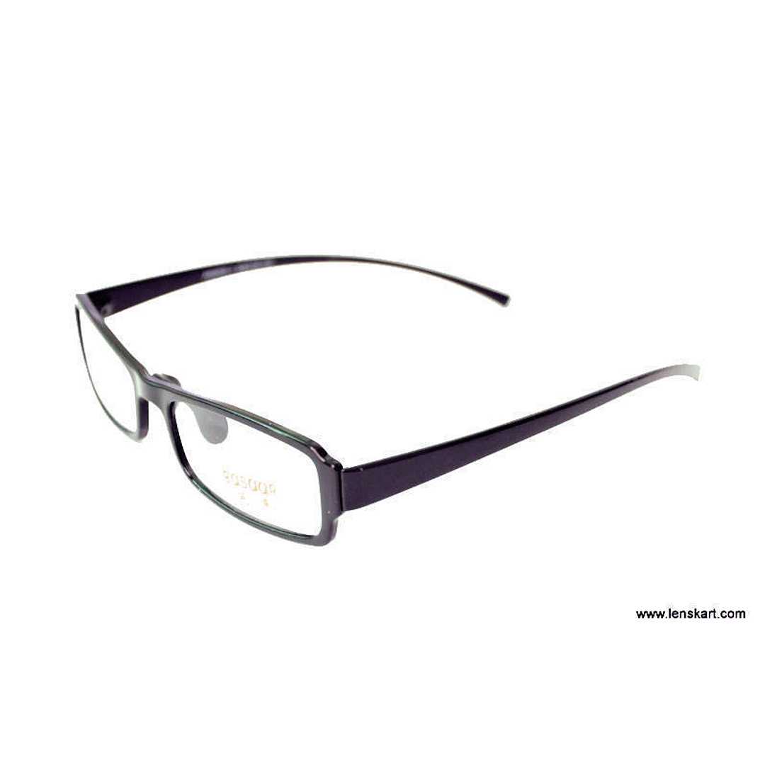 BRANDED Black Full Rim left side