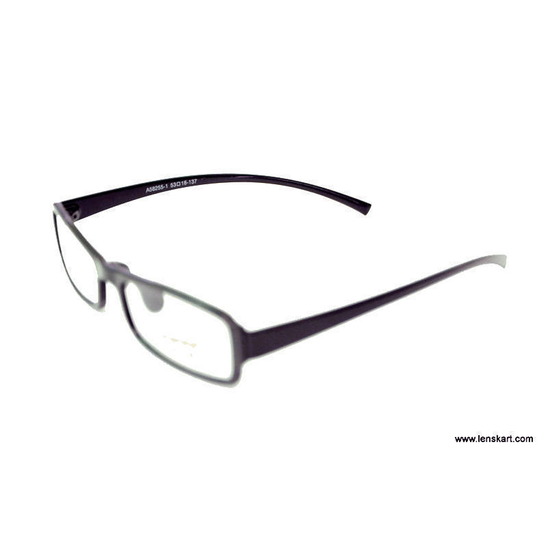 BRANDED Black Full Rim left side
