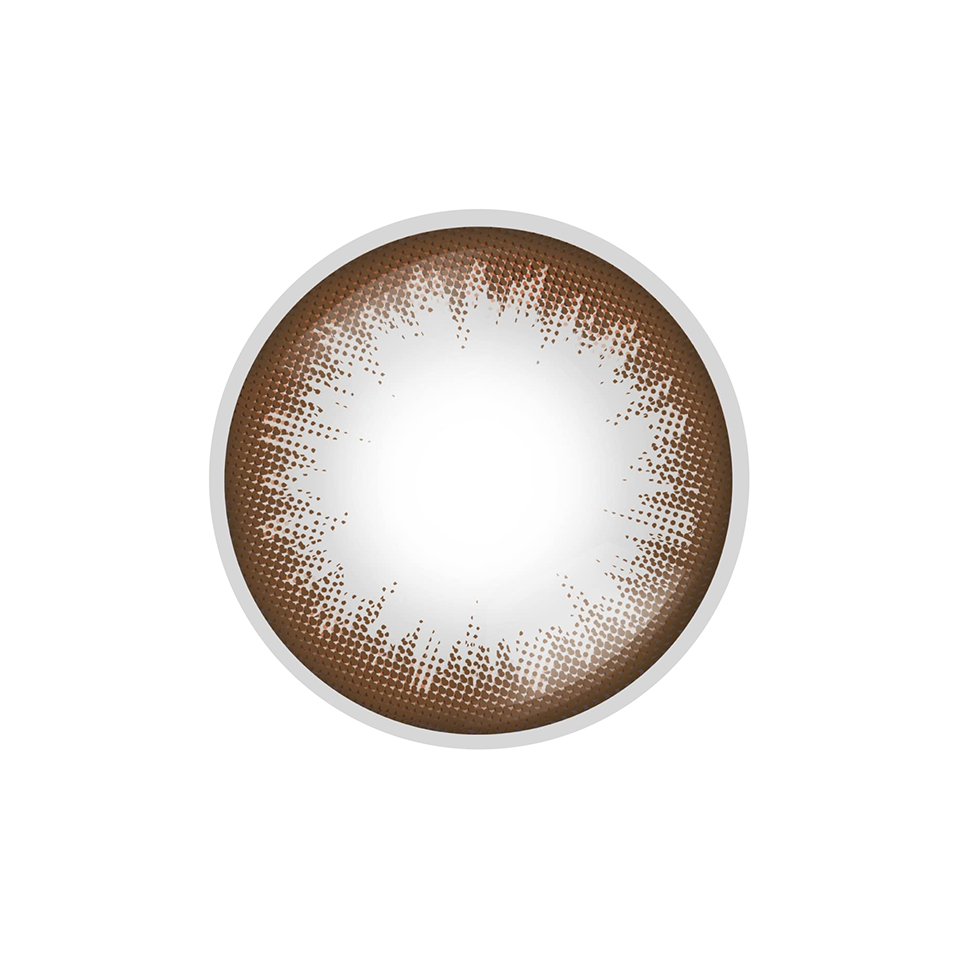 Bausch & Lomb B L Lacelle Crystal Brown Daily right side