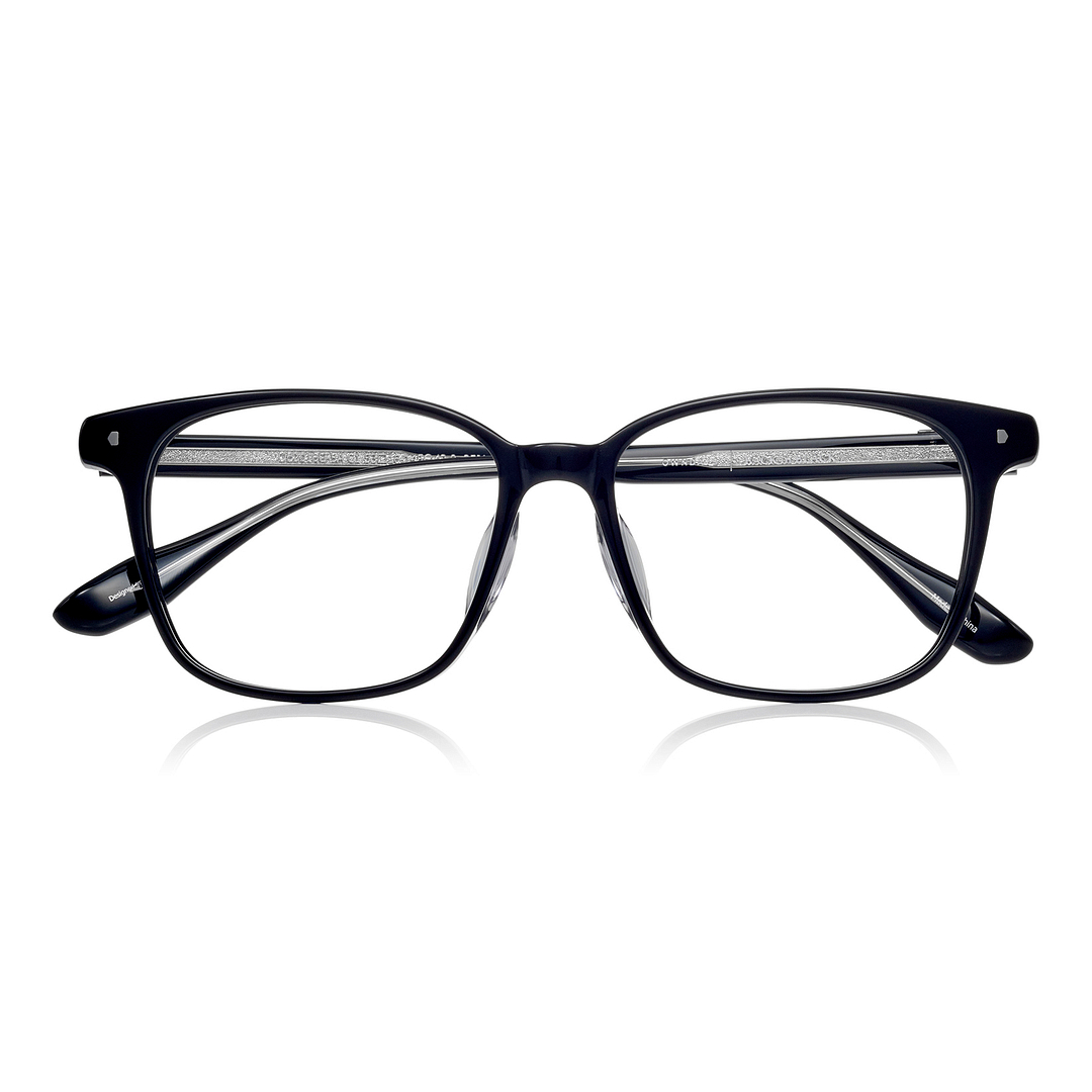 BACK in BLACK Black Full Rim Wellington right side