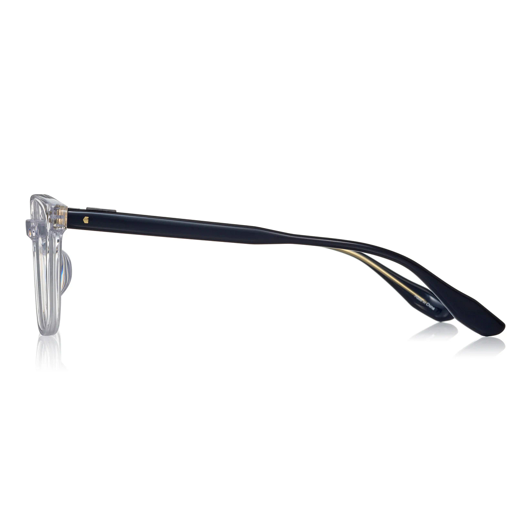 BACK in BLACK Clear Full Rim Wellington left side