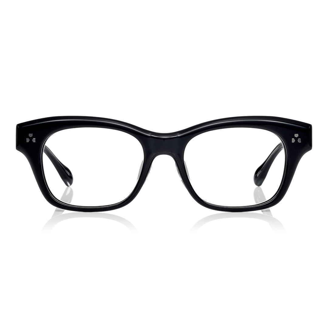 BACK in BLACK Black Full Rim Wellington right side