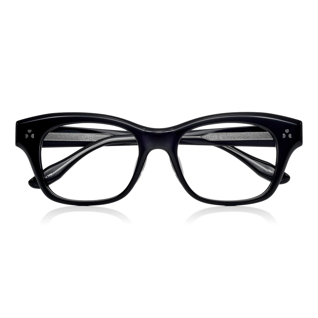 BACK in BLACK Black Full Rim Wellington right side