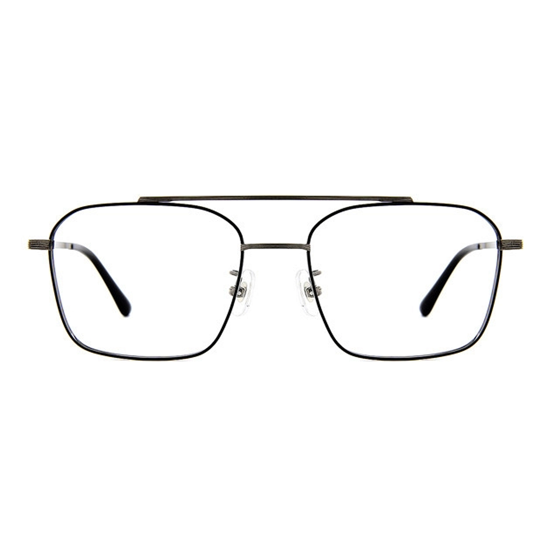 OWNDAYS | ESSENTIAL Black Full Rim Square right side