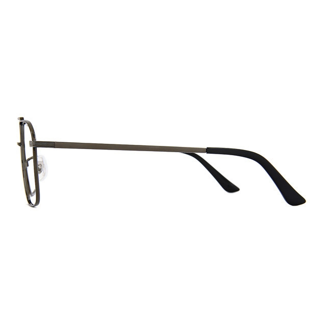 OWNDAYS | ESSENTIAL Black Full Rim Square left side