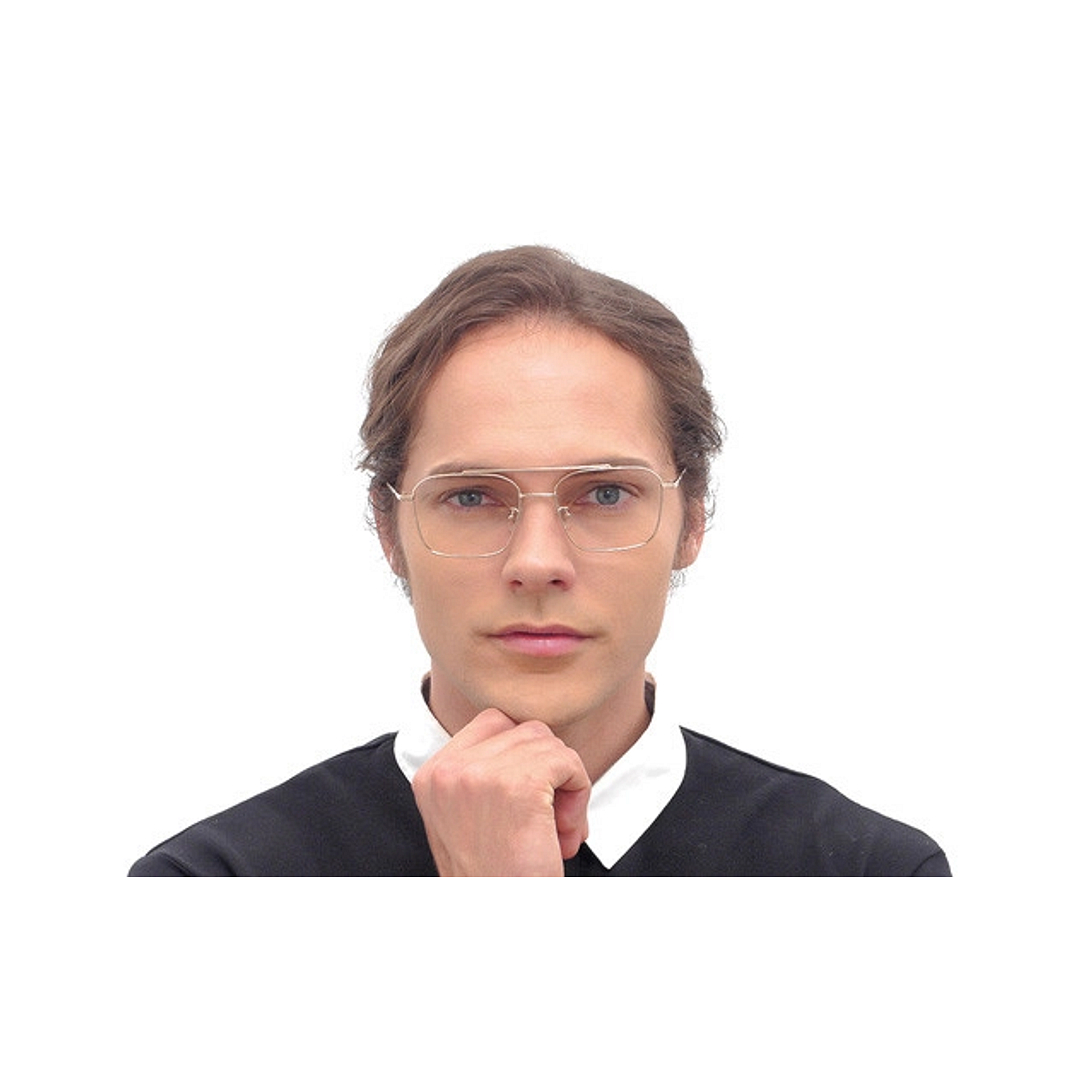 OWNDAYS | ESSENTIAL Black Full Rim Square left side