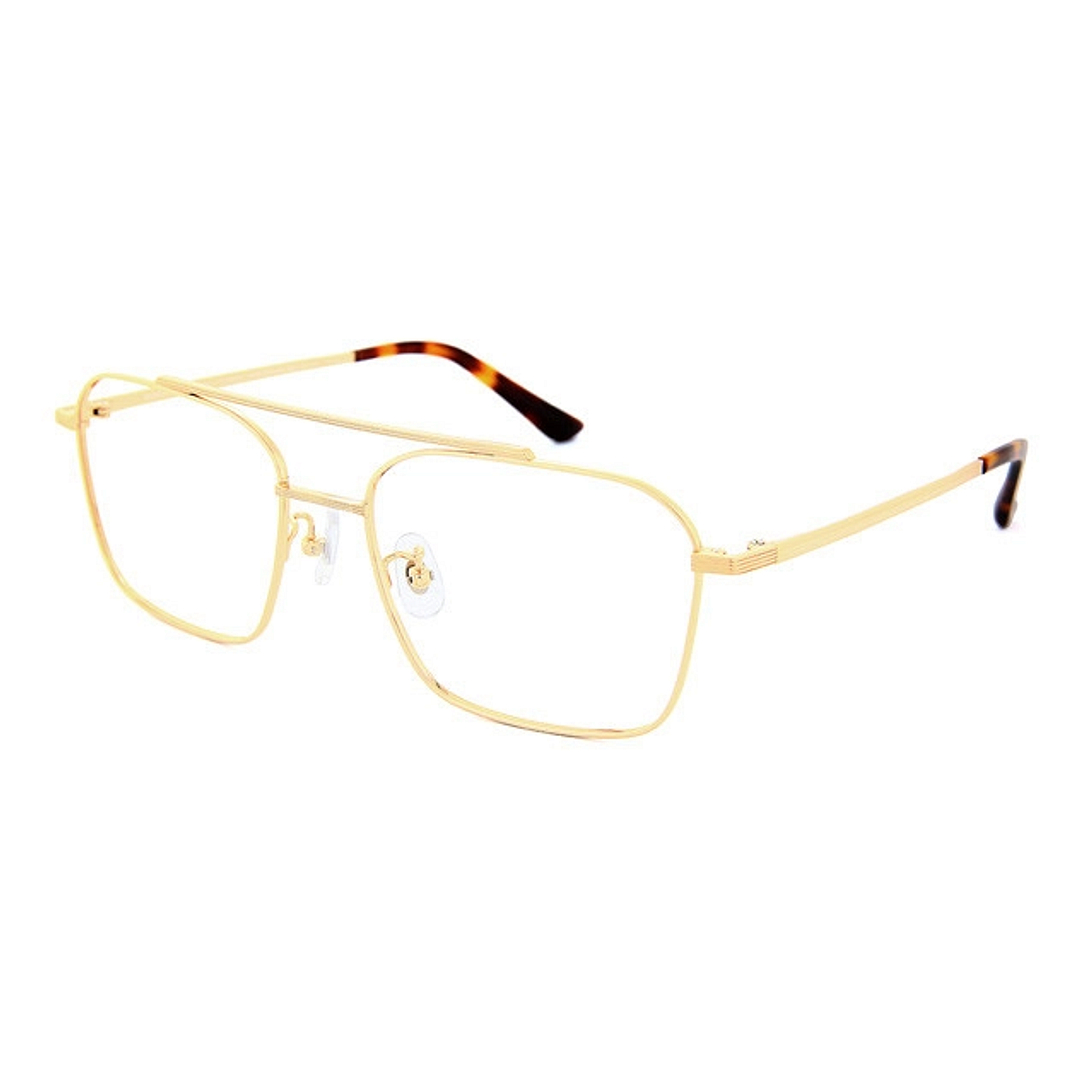 OWNDAYS | ESSENTIAL Gold Full Rim Wellington left side