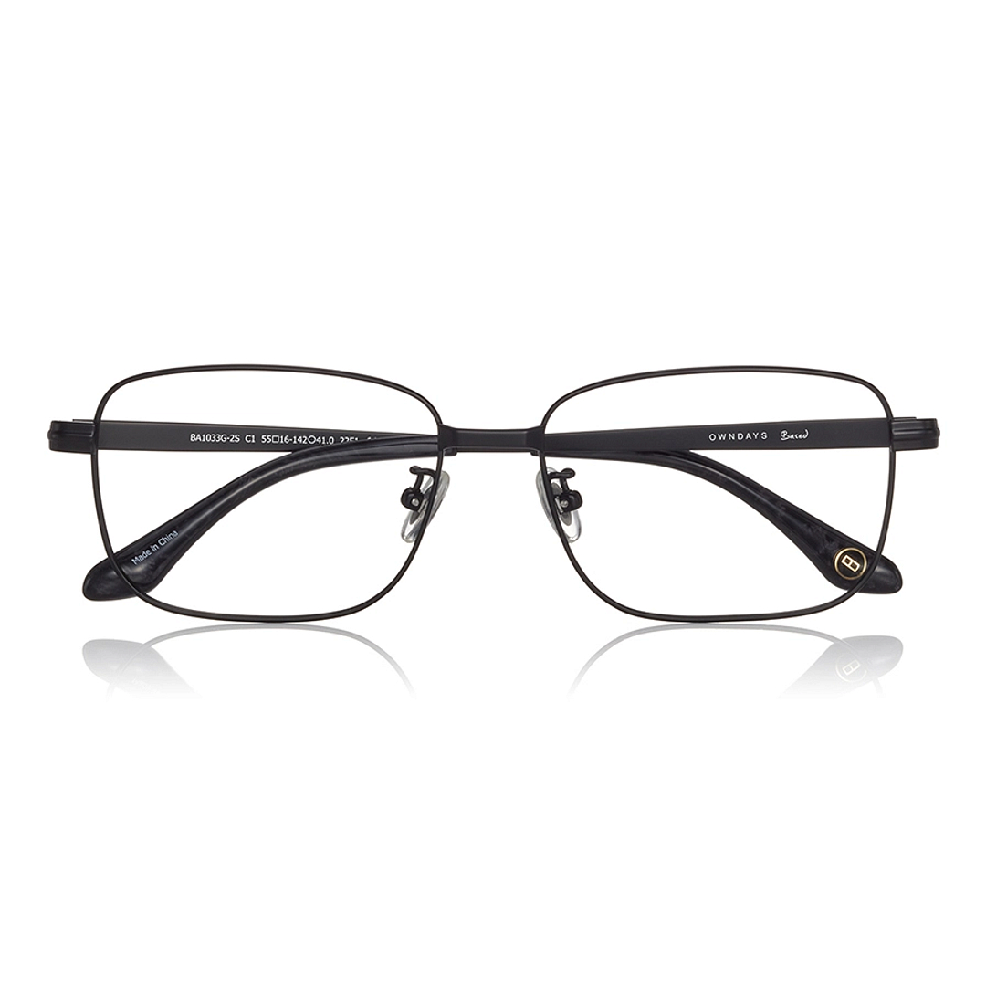 OWNDAYS | ESSENTIAL Black Full Rim Wellington right side