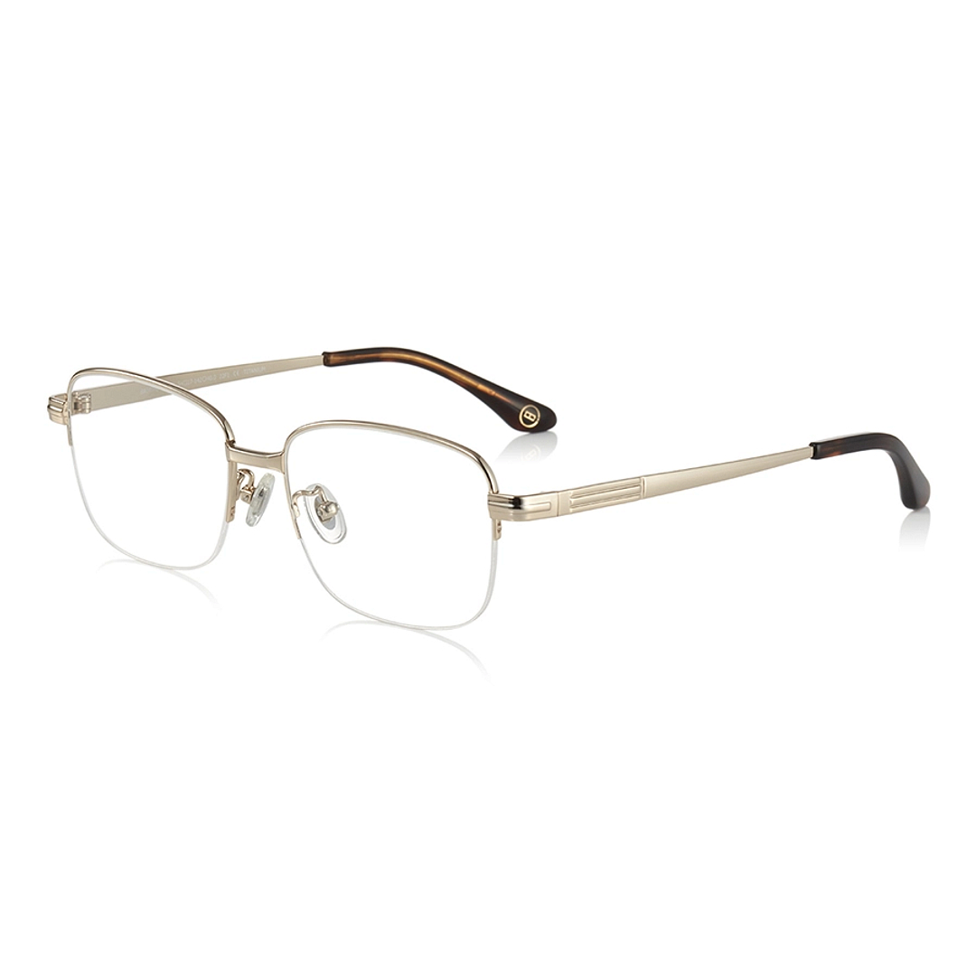 OWNDAYS | ESSENTIAL Gold Half Rim Wellington left side