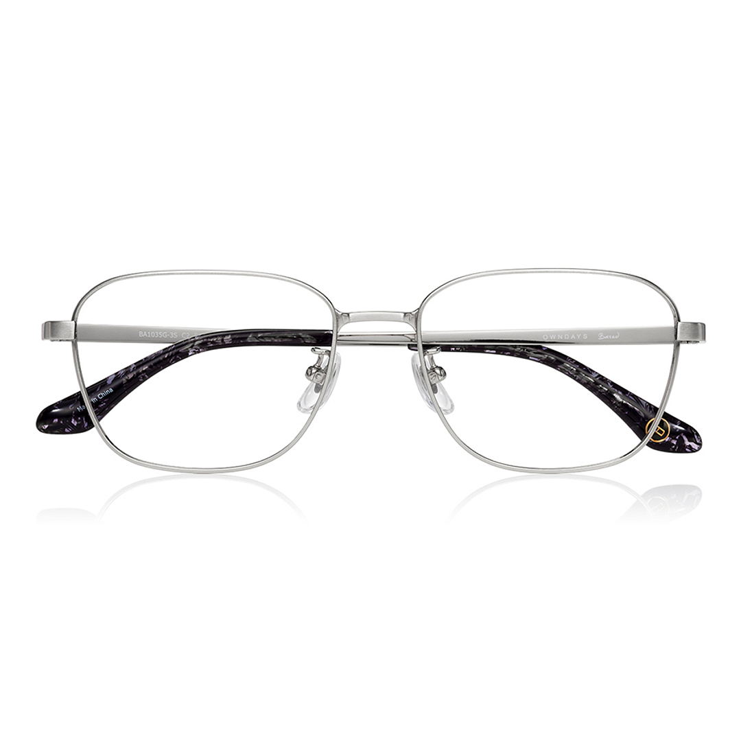 OWNDAYS | ESSENTIAL Silver Full Rim Wellington right side