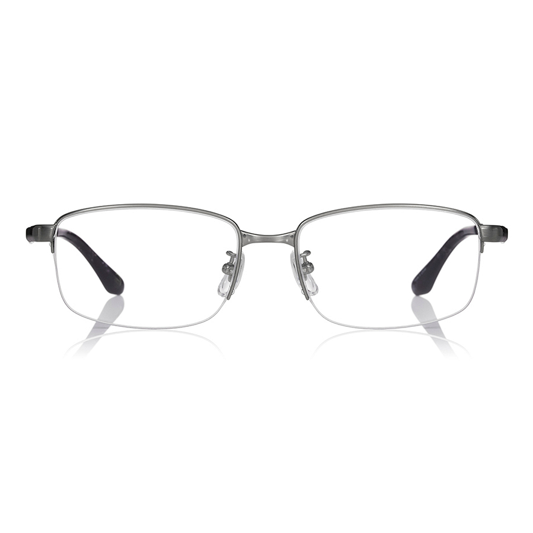 OWNDAYS | ESSENTIAL Light Gunmetal Full Rim Rectangle right side