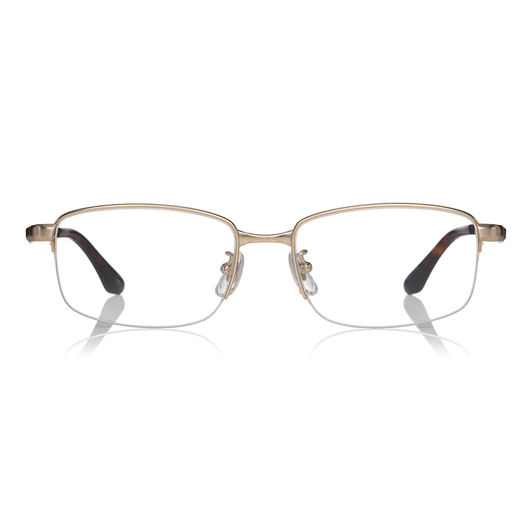 OWNDAYS | ESSENTIAL Gold Full Rim Rectangle right side