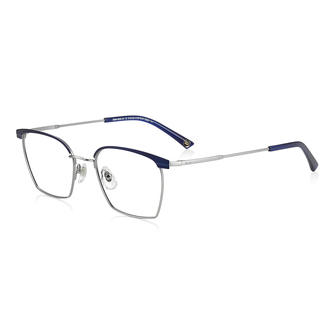 OWNDAYS | ESSENTIAL Navy Blue Full Rim Wellington left side