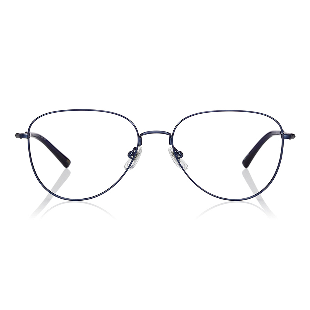 OWNDAYS | ESSENTIAL Navy Blue Full Rim Teardrop right side