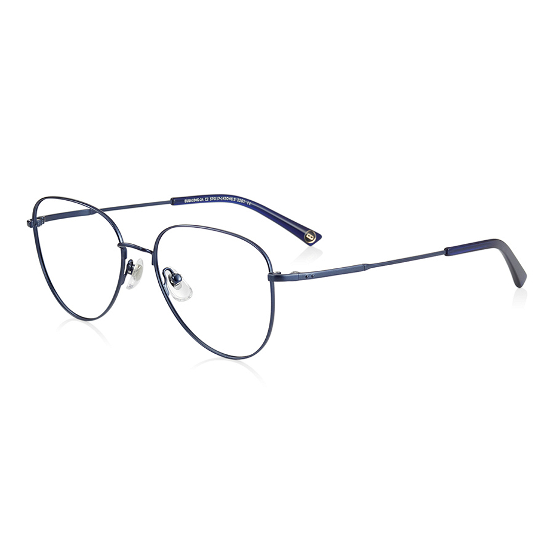 OWNDAYS | ESSENTIAL Navy Blue Full Rim Teardrop left side
