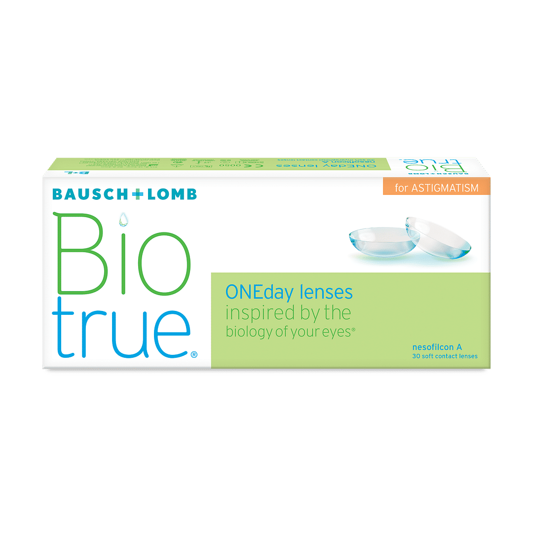 Bausch & Lomb B L Bio True for Astigmatism Daily left side