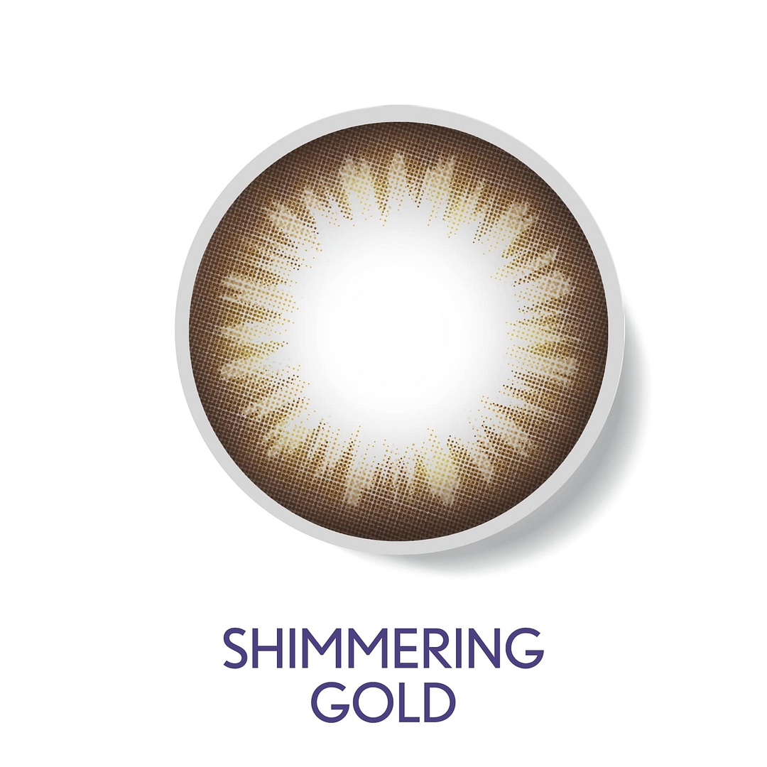 Bausch & Lomb B L Lacelle Shimmering Gold Daily right side