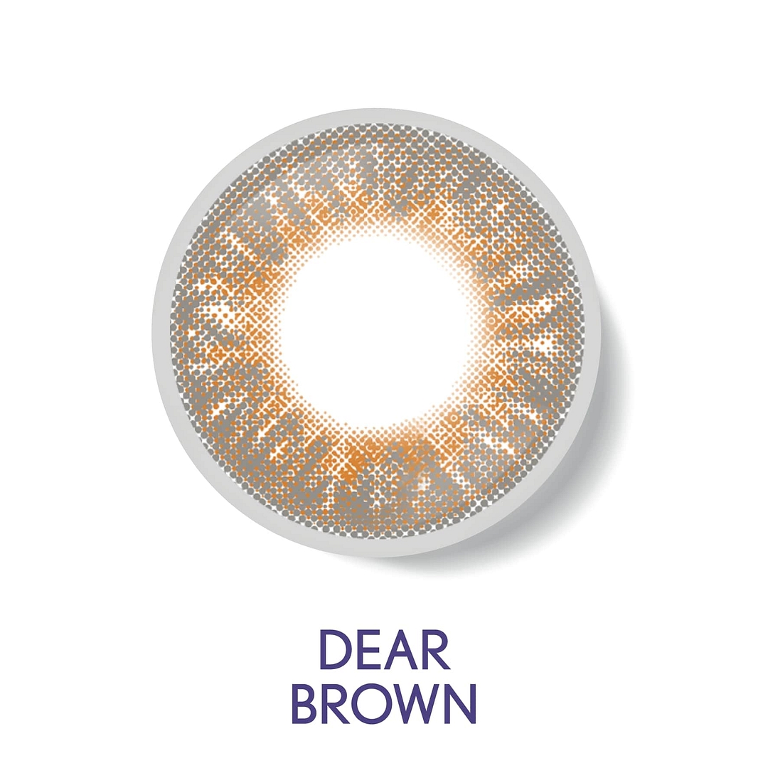 Bausch & Lomb B L Lacelle Dear Brown Daily right side