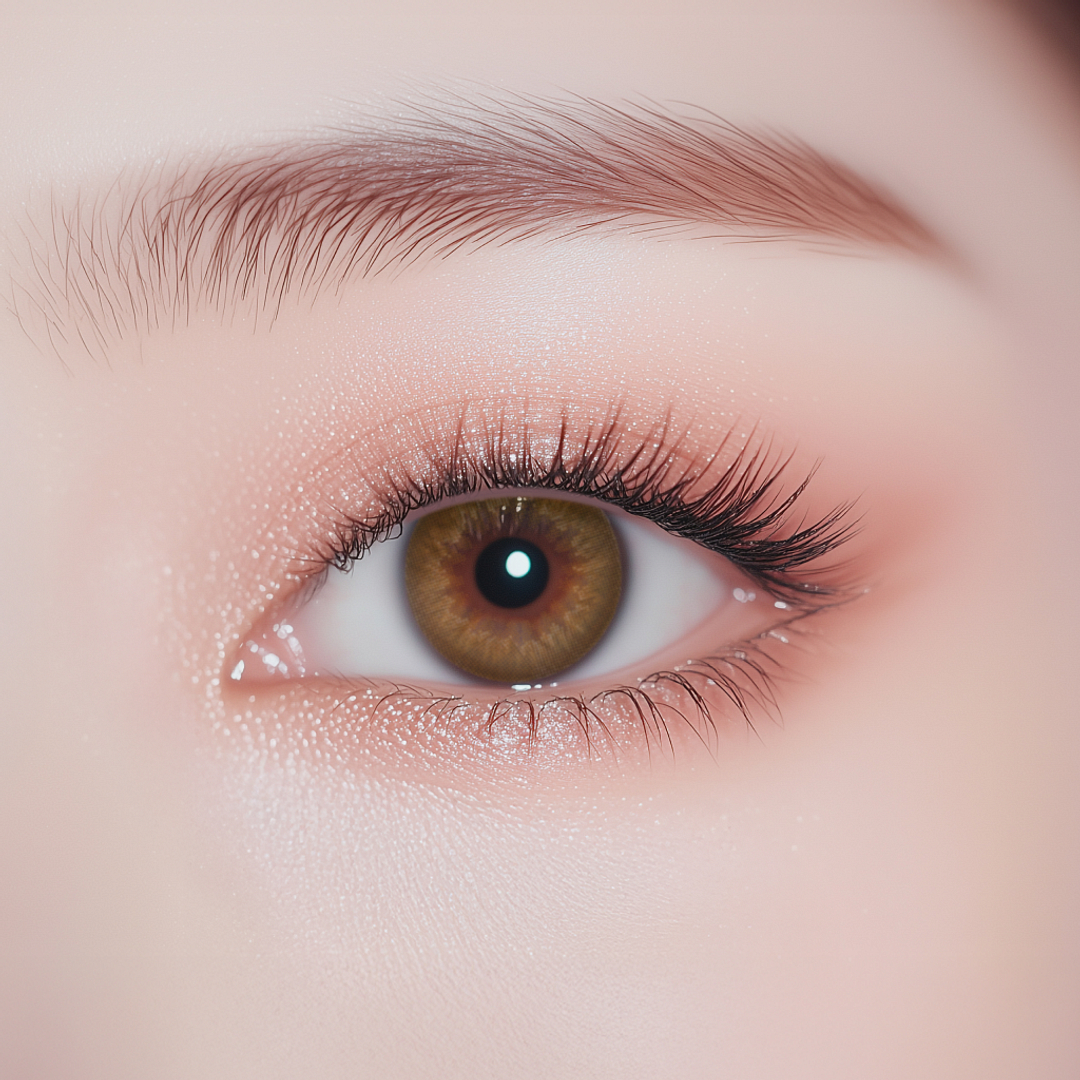 Bausch & Lomb B L Lacelle Mellow Brown Daily left side