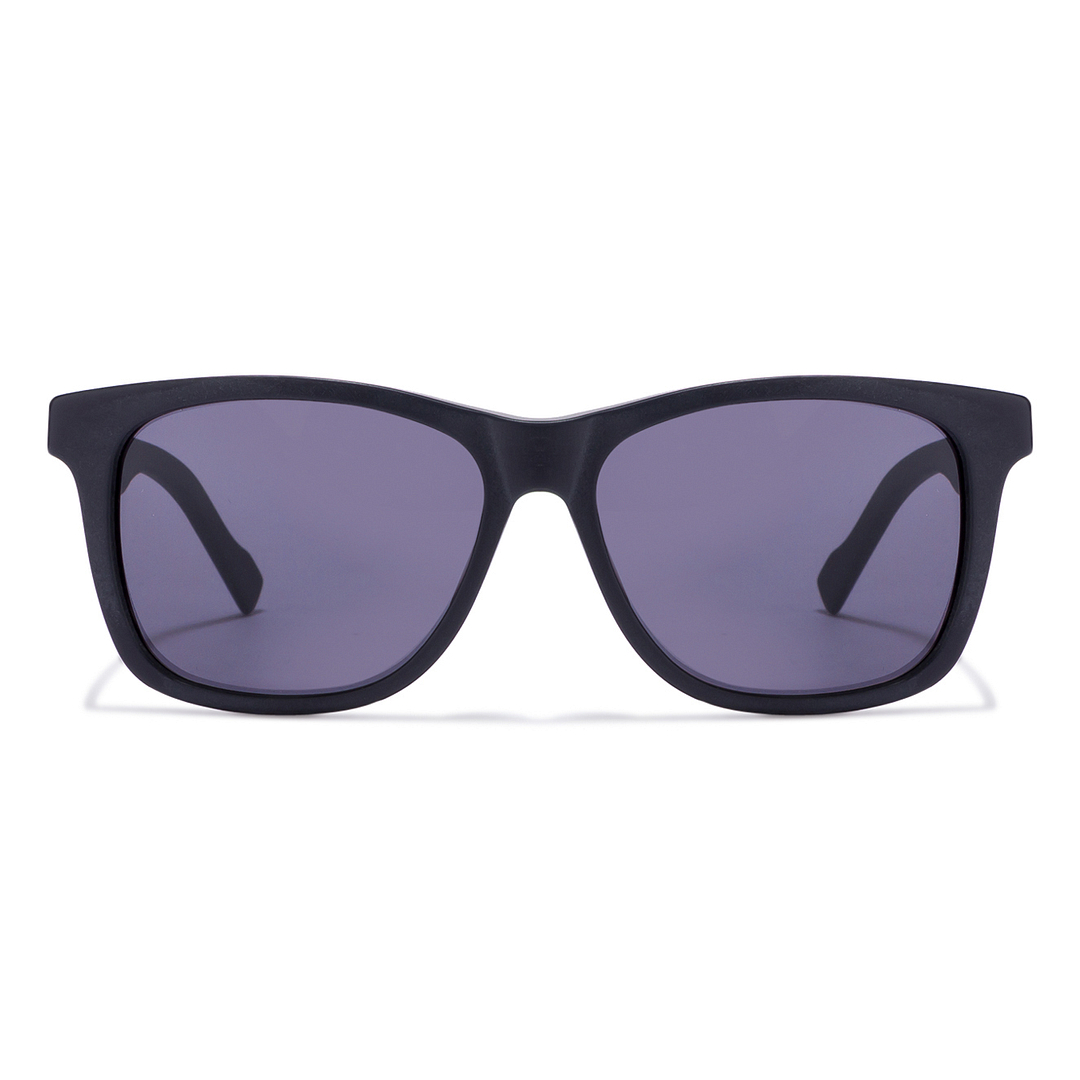 BRANDED Black Full Rim Square left side