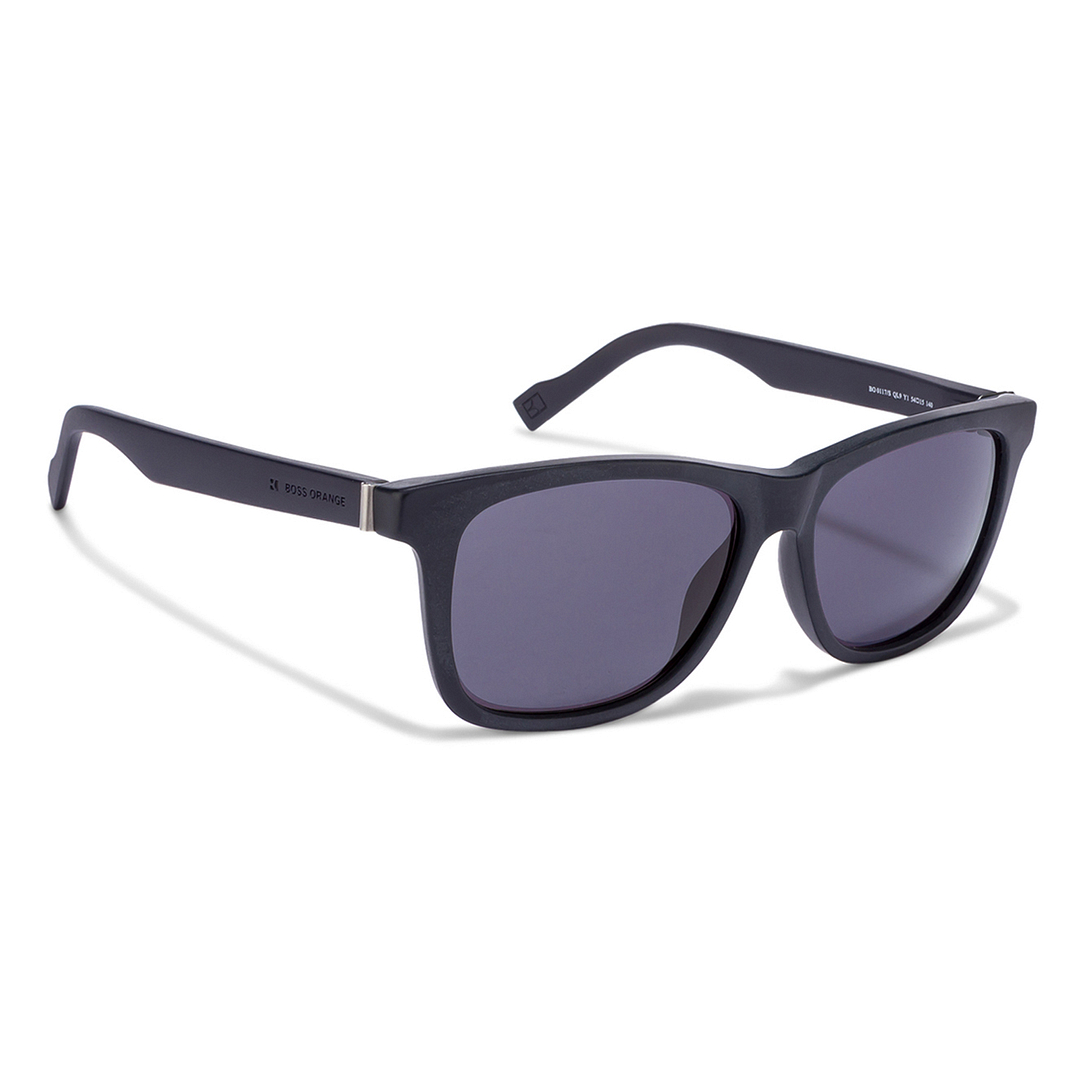 BRANDED Black Full Rim Square left side
