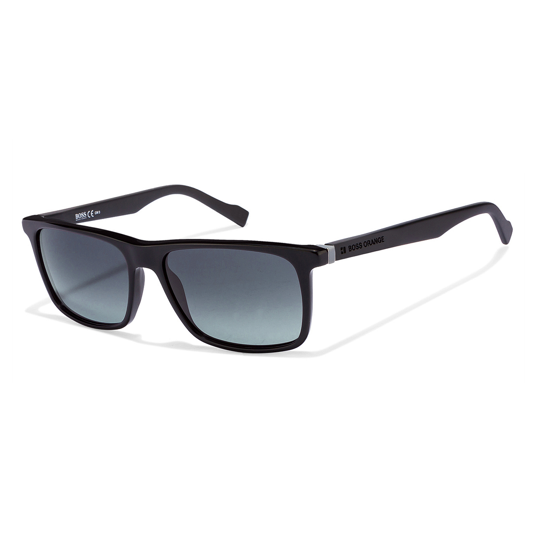 BRANDED Black Full Rim Rectangle right side