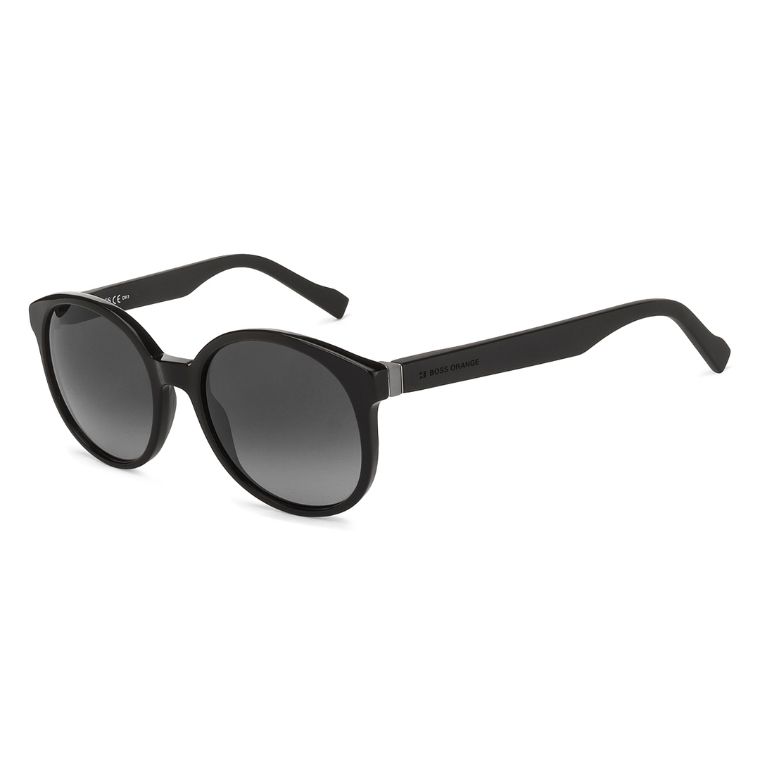 BRANDED Black Full Rim Round left side