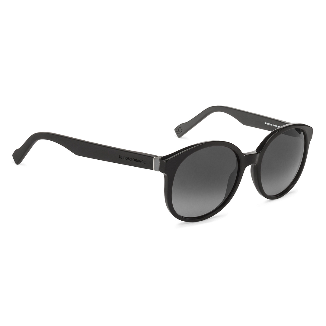 BRANDED Black Full Rim Round left side