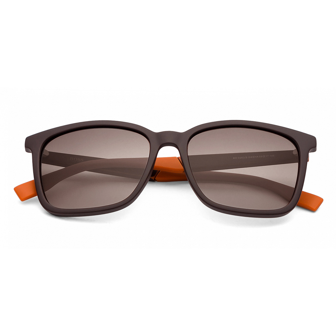 Boss Orange Dark Brown Full Rim Square right side