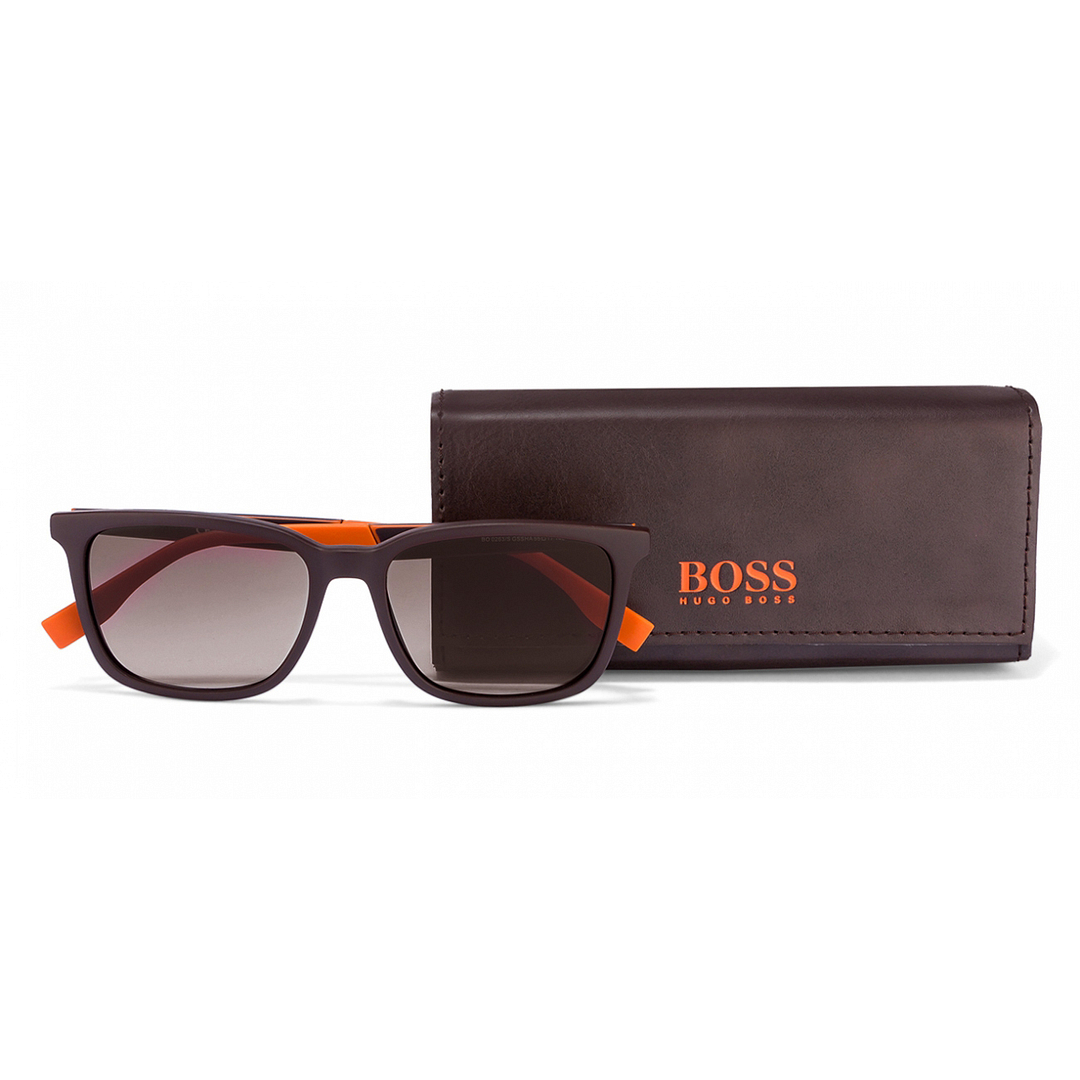 Boss Orange Dark Brown Full Rim Square left side