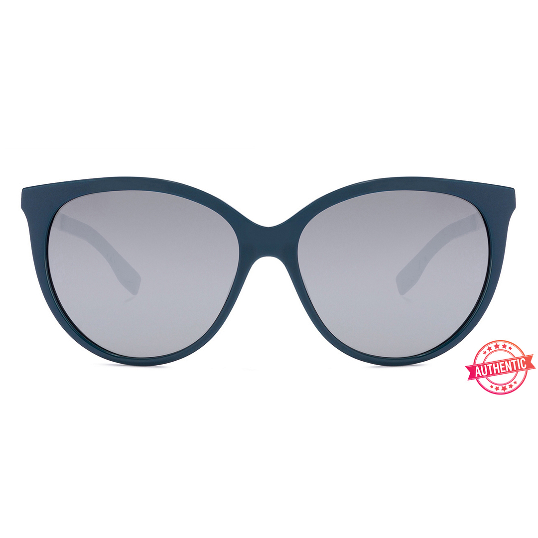 BRANDED Sky Blue Full Rim Cat Eye left side