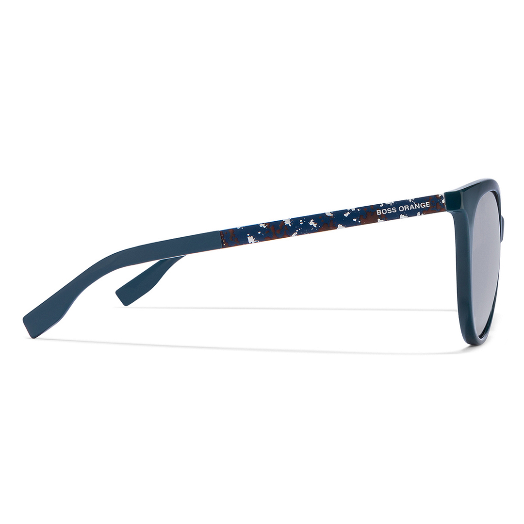 BRANDED Sky Blue Full Rim Cat Eye right side